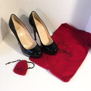 Bianca Black Patent Leather Christian Louboutin